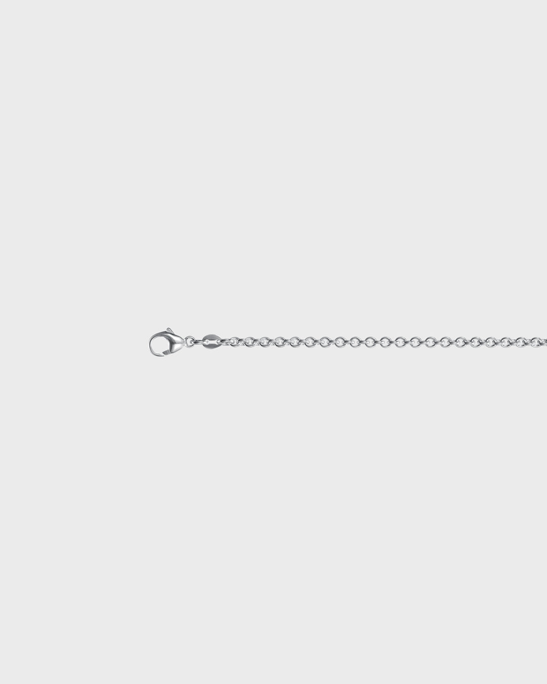 Anchor chain 55/60 cm silver thick