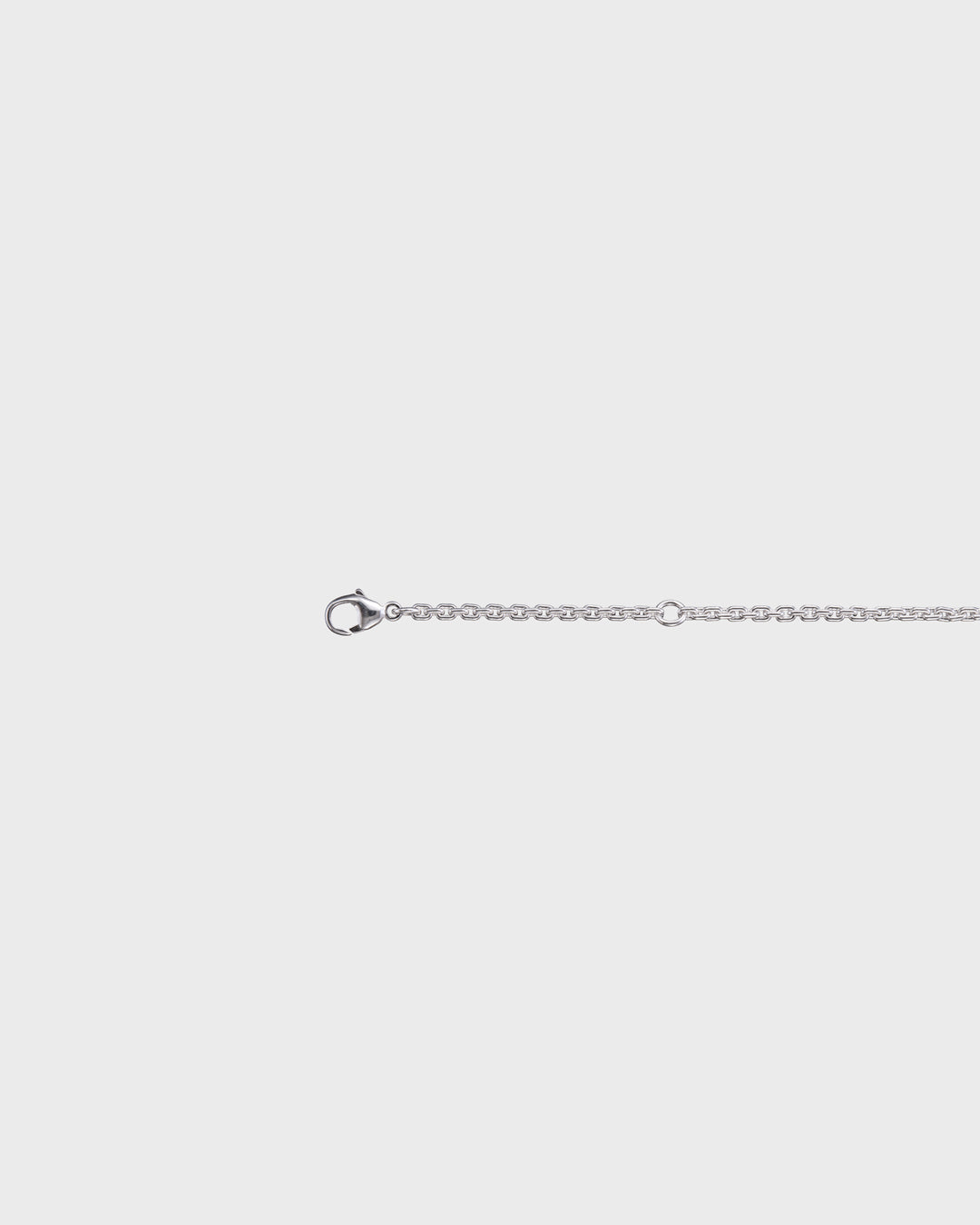 Square anchor chain extender 5/10 cm silver