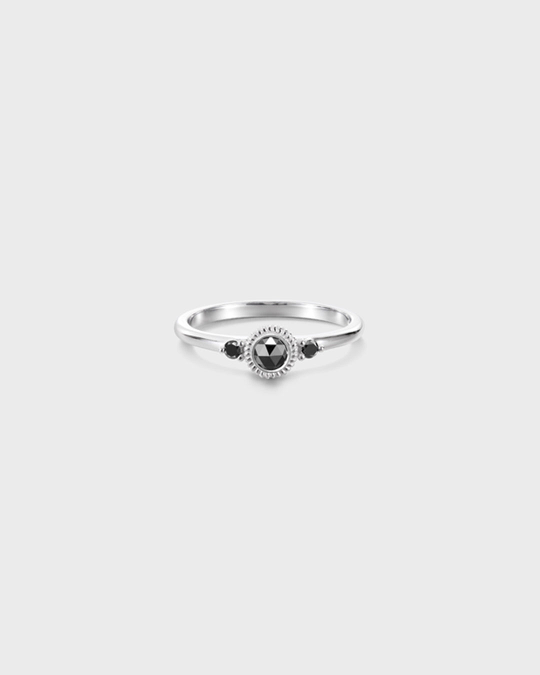 Valittu-timanttisormus 2x0,03ct 1x0,17ct valkokulta