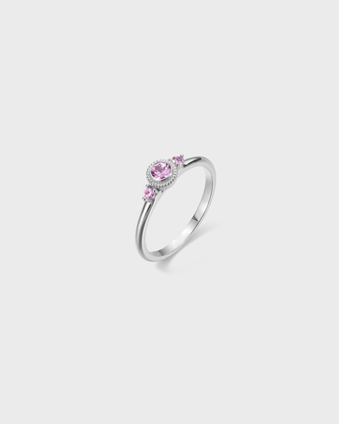 Beloved Diamond Ring 3 stones white gold