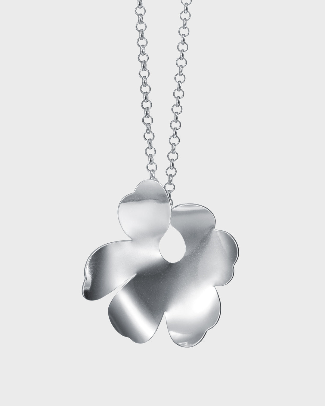Kalevala x Marimekko Unikko-riipus iso hopea