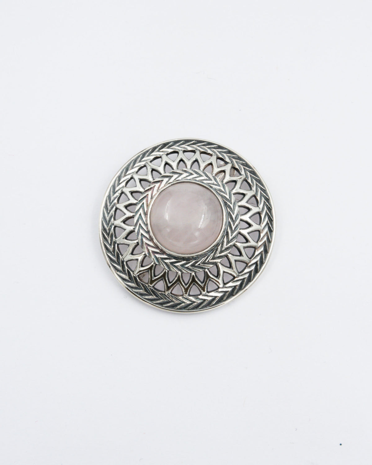 Kept Uskela buckle silver rose quartz