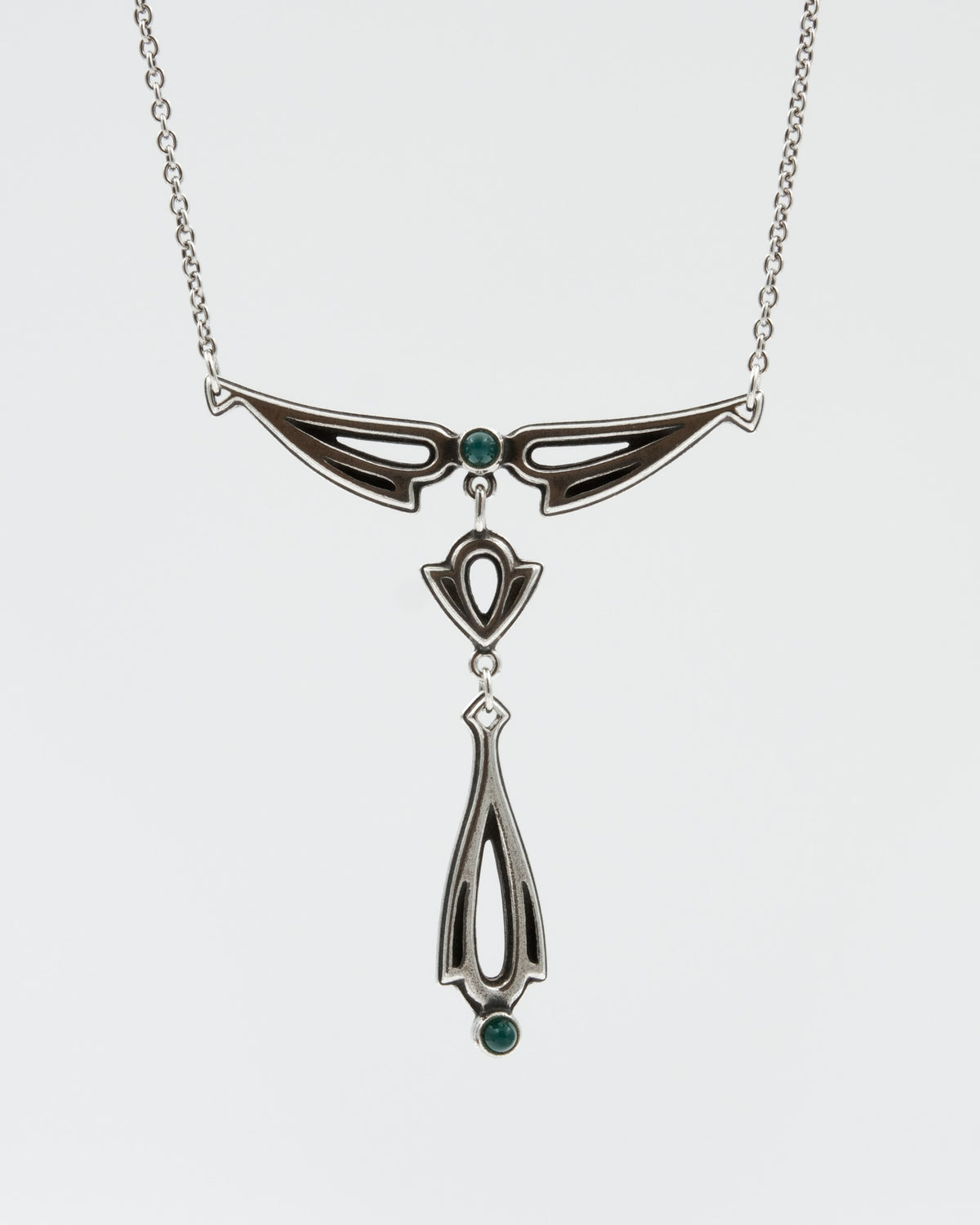 Kept Illusion pendant large 45 cm silver agate