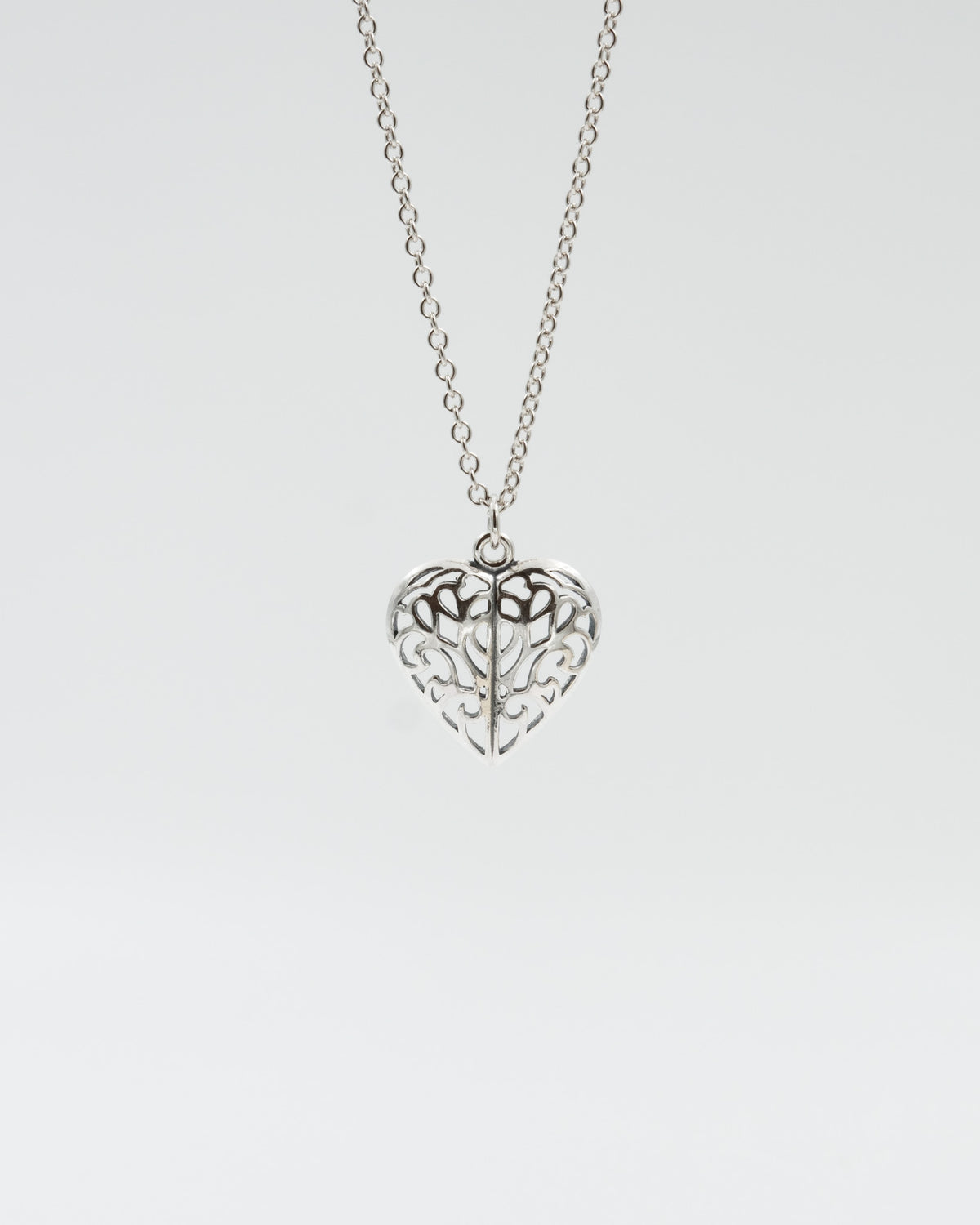 Kept Onnensydän pendant 45 cm silver