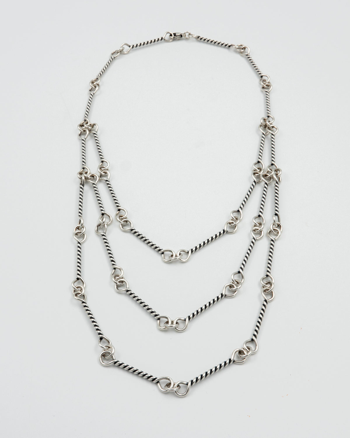 Kept Luistar bar chain 60 cm silver 3-row