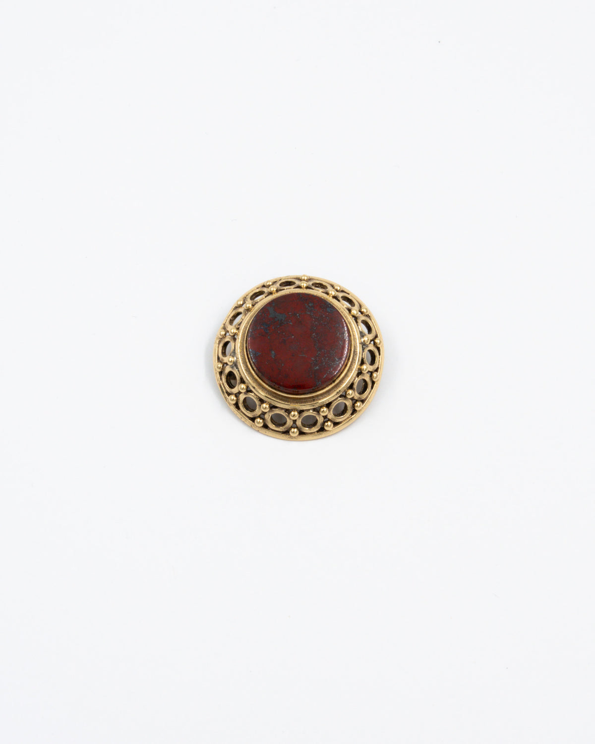 Held stone buckle bronze Jasper