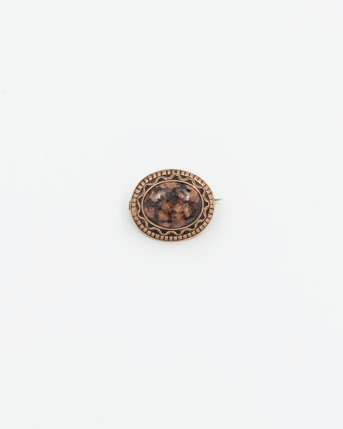 Held stone buckle granite bronze