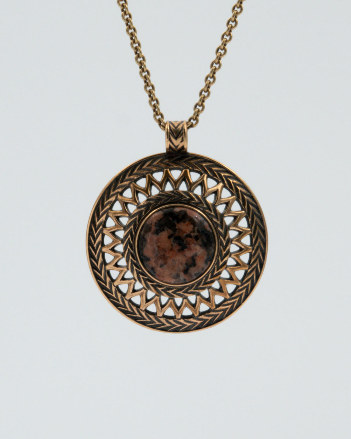 Kept Uskela pendant 70 cm bronze granite