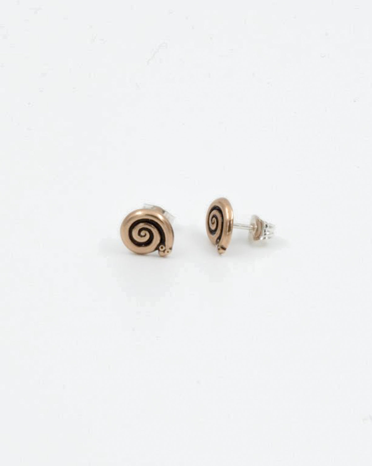 Kept Copper snake earrings bronze