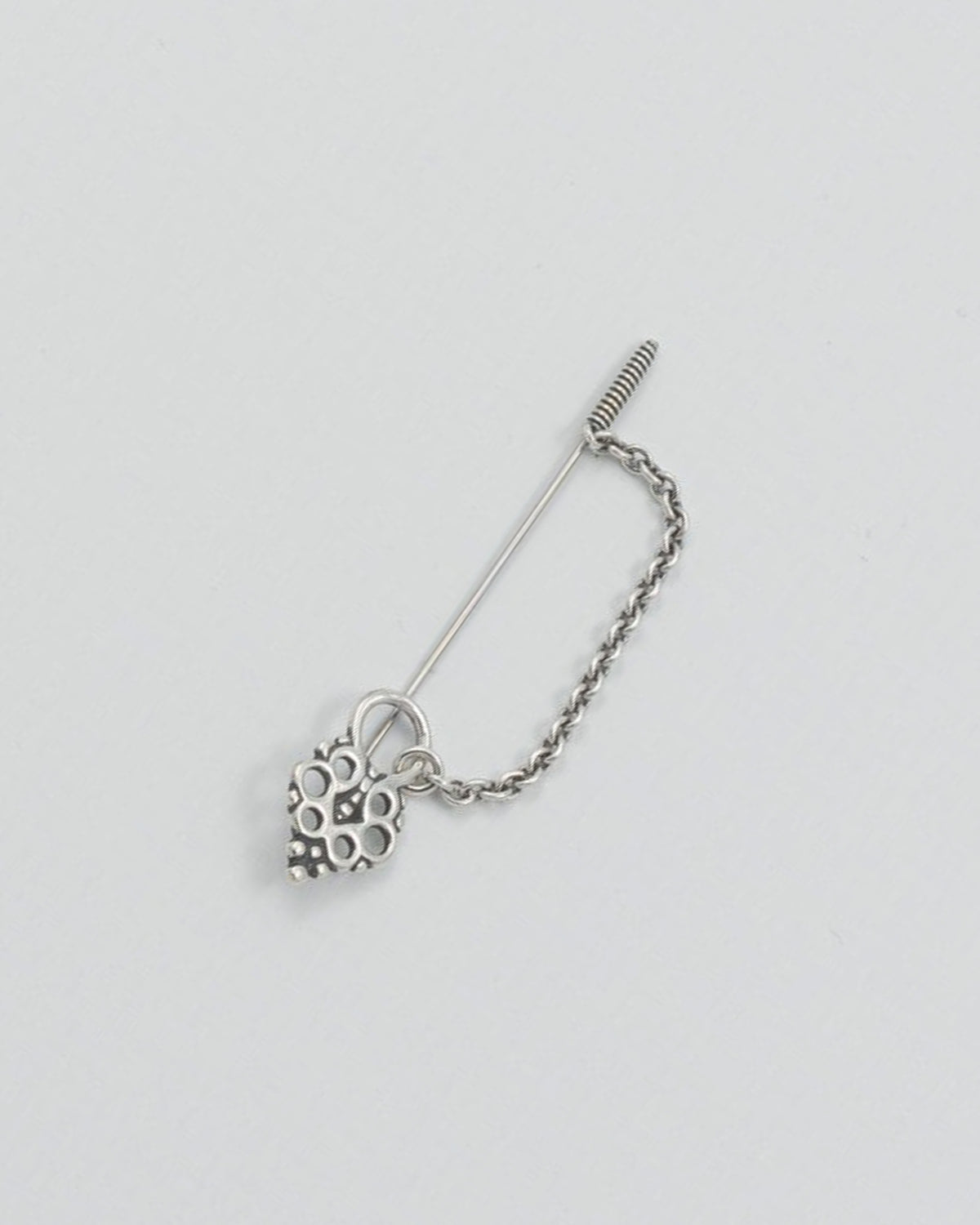 Kept Lapland jewelry hatpin silver plated