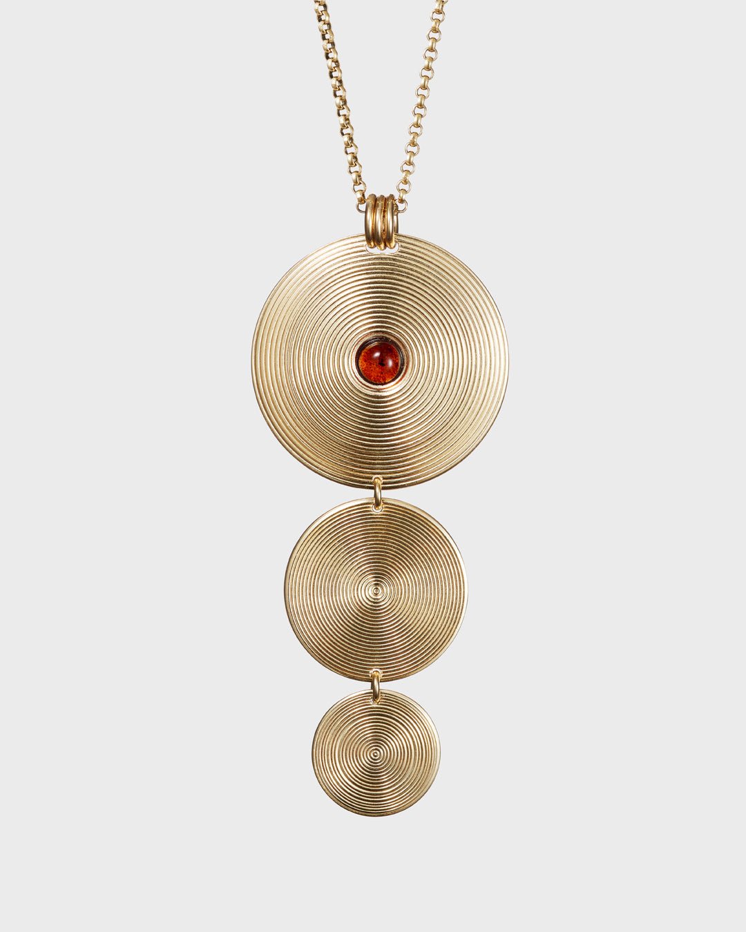 Kosmos Pendant bronze sea amber