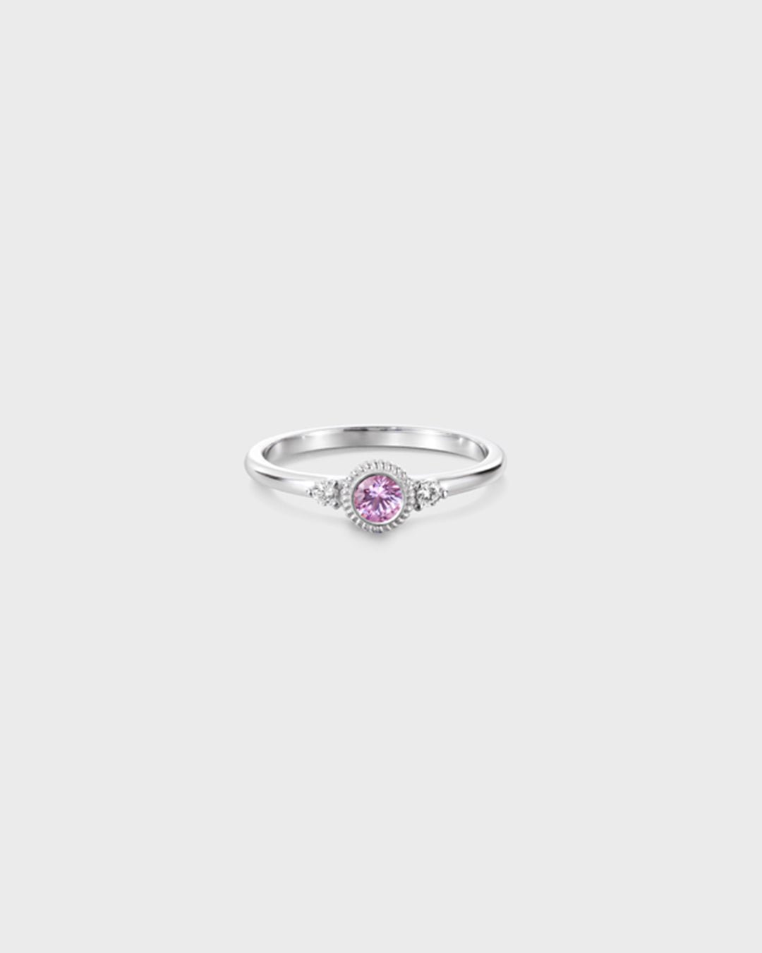 Beloved Diamond Ring 3 stones white gold