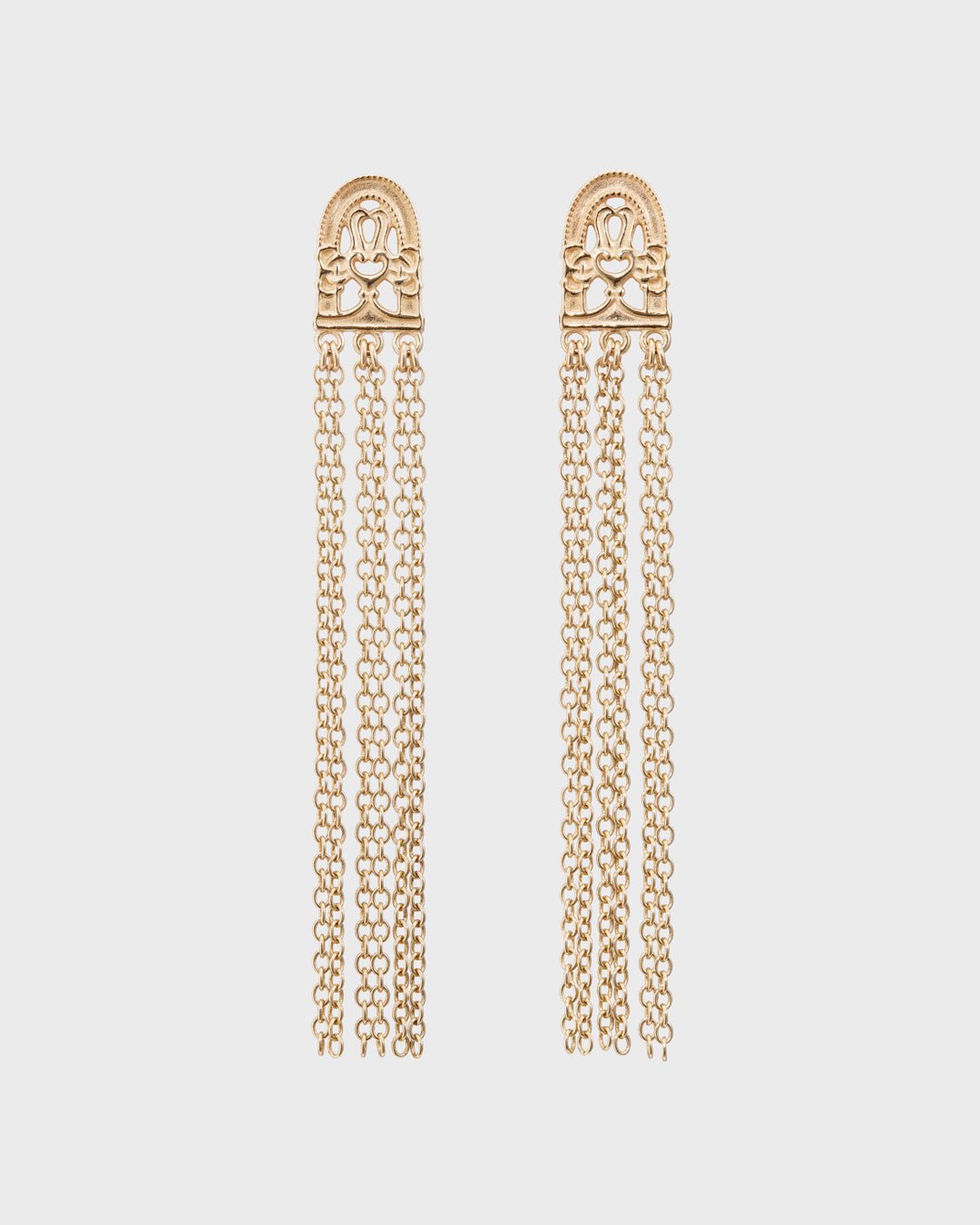 Birds of Paradise Earrings Bronze