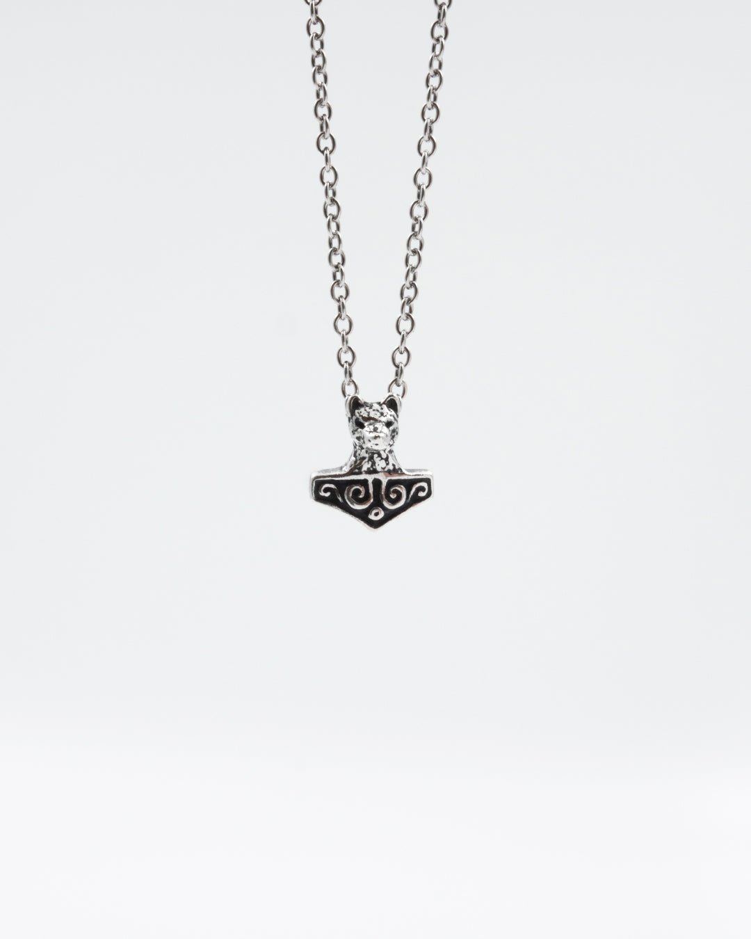 Kept Little fox pendant 42 cm silver