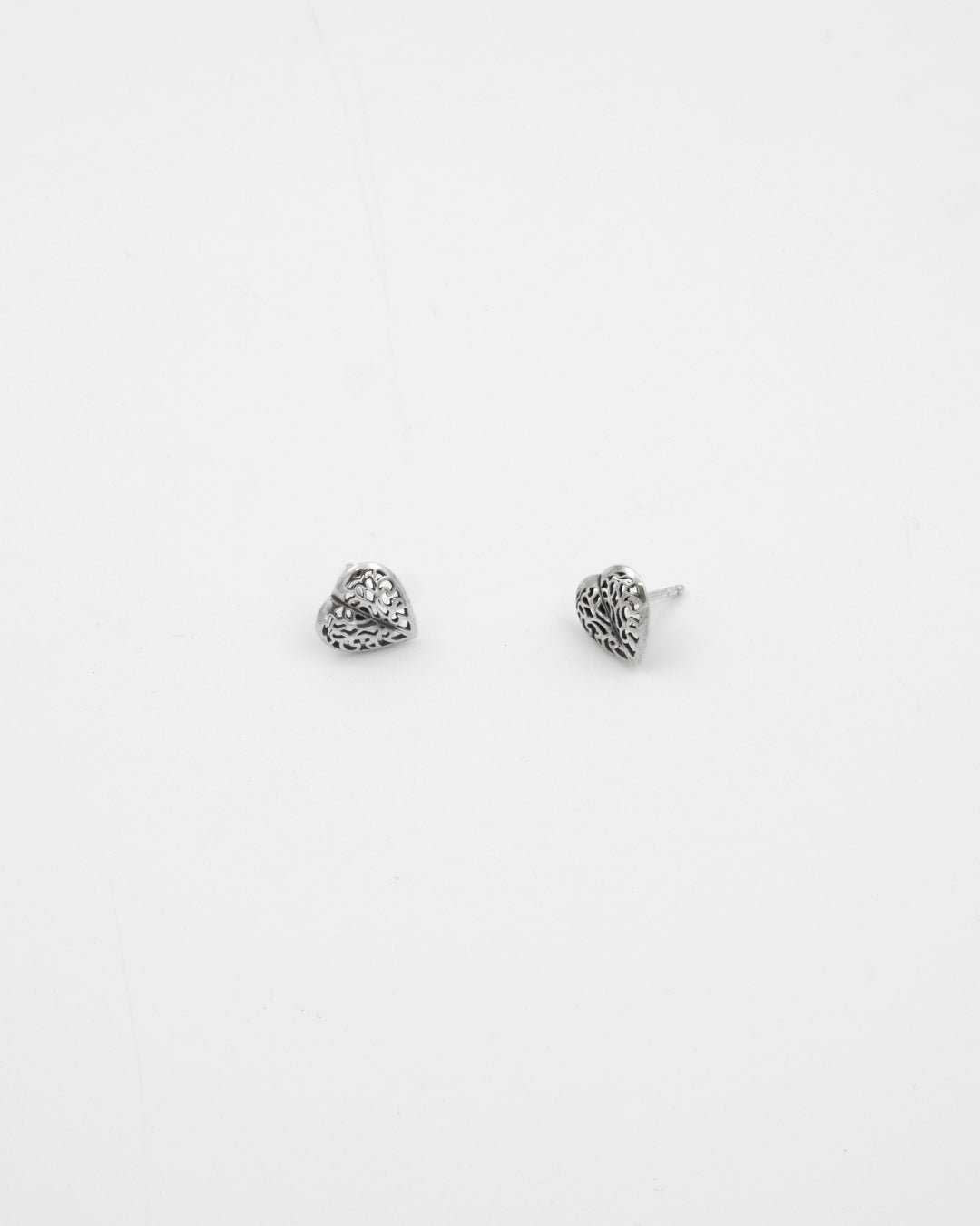 Kept Onnensydän earrings silver pin