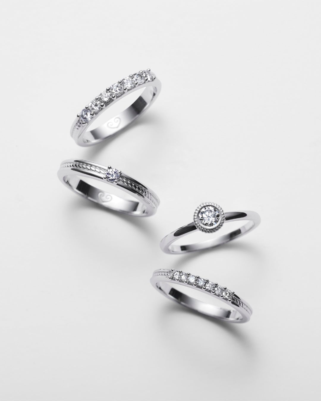 Valittu-sormus 1x0,25ct valkokulta