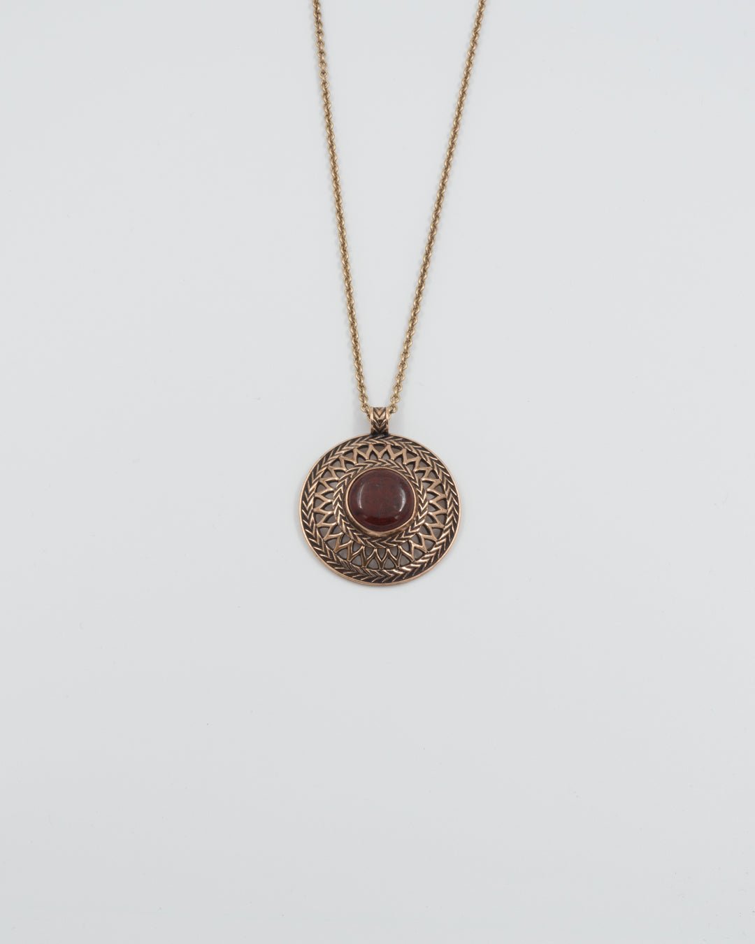 Kept Uskela pendant 70 cm bronze jasper