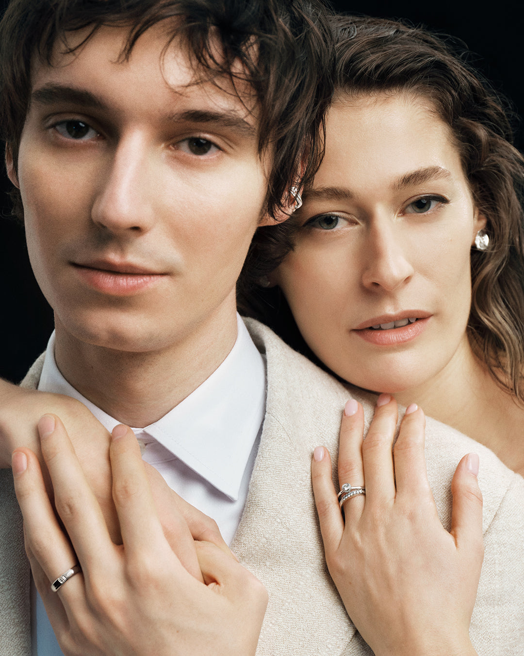 Ikiaikainen-sormus 7x0,02ct valkokulta