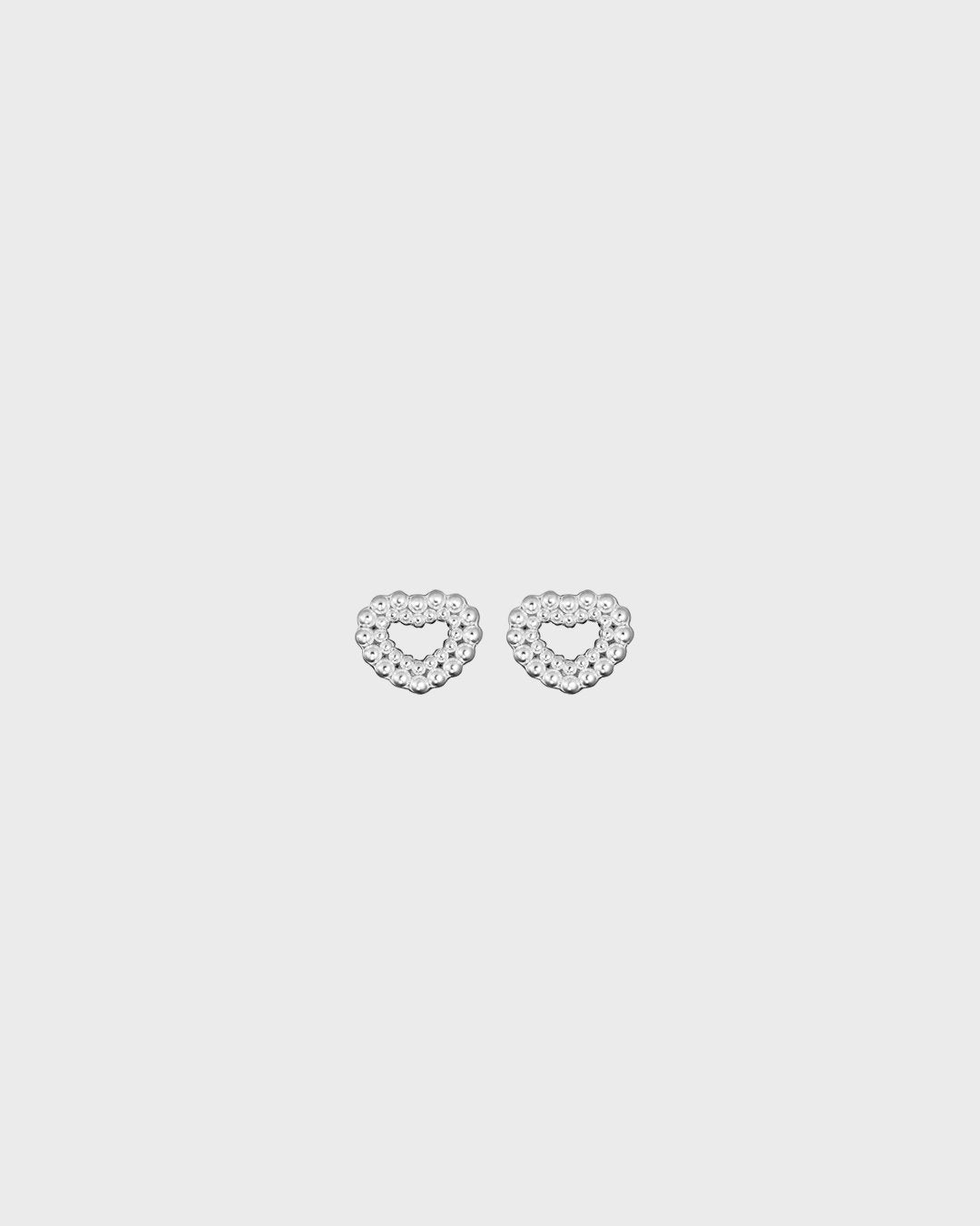 Held Valoisa heart earrings silver