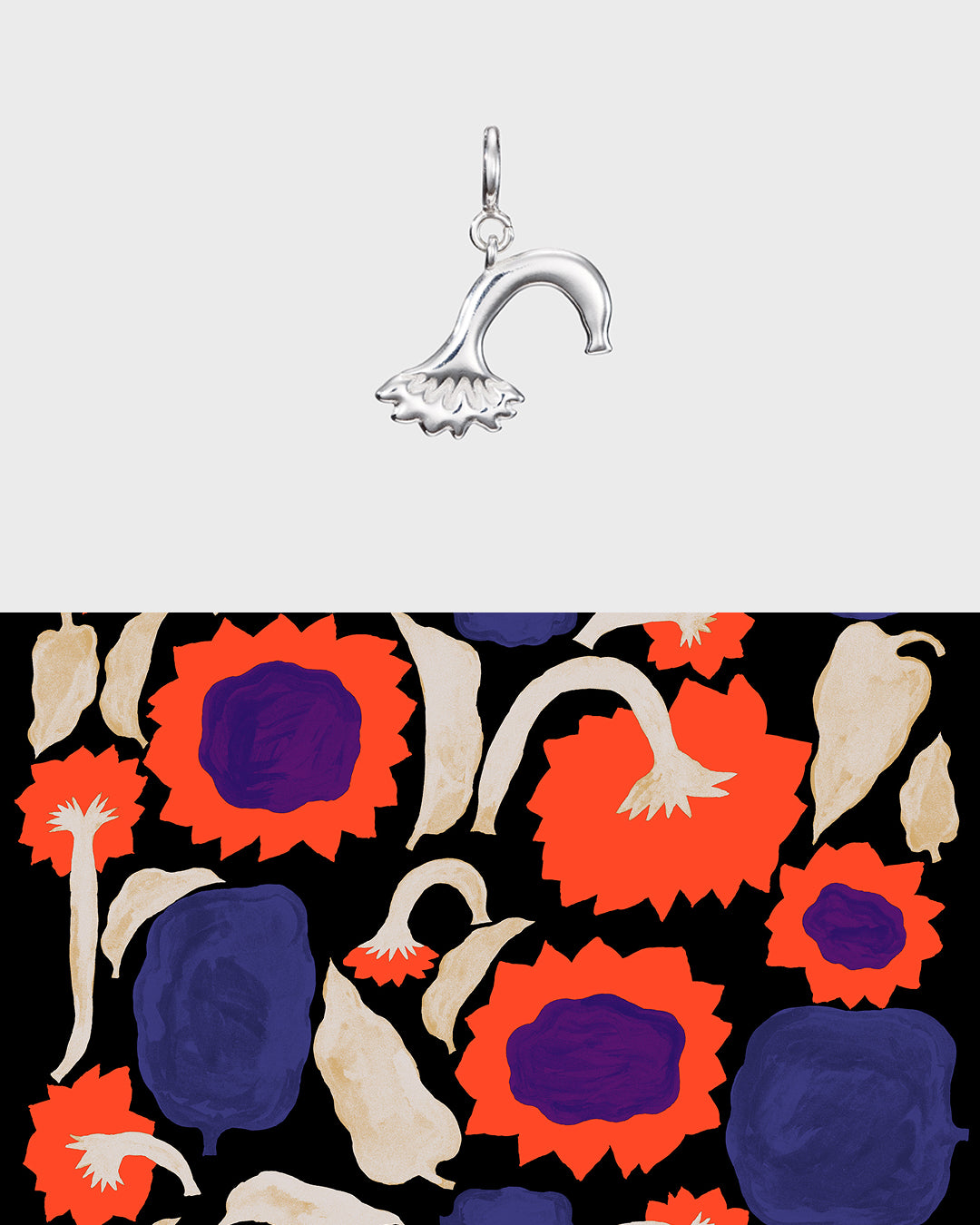 Kalevala x Marimekko Garden Paahde-hela hopea