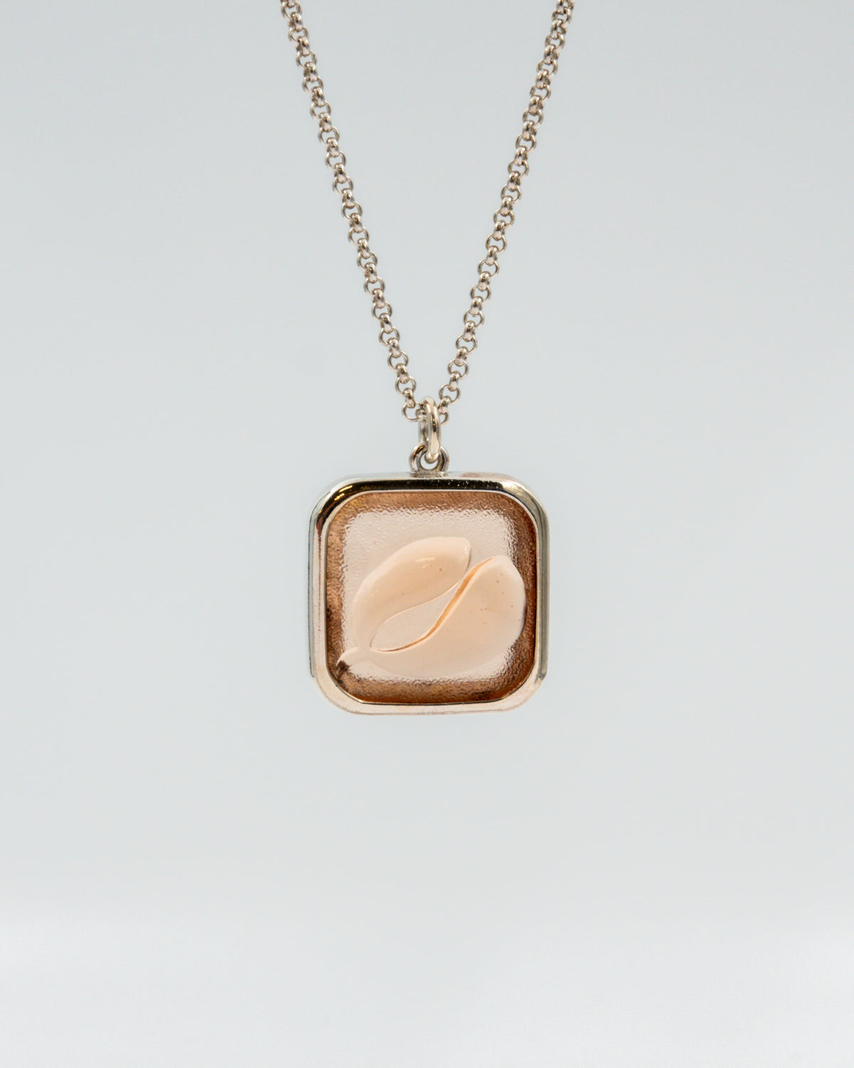 Kept Tales of Hoffmann pendant 50 cm silver pink