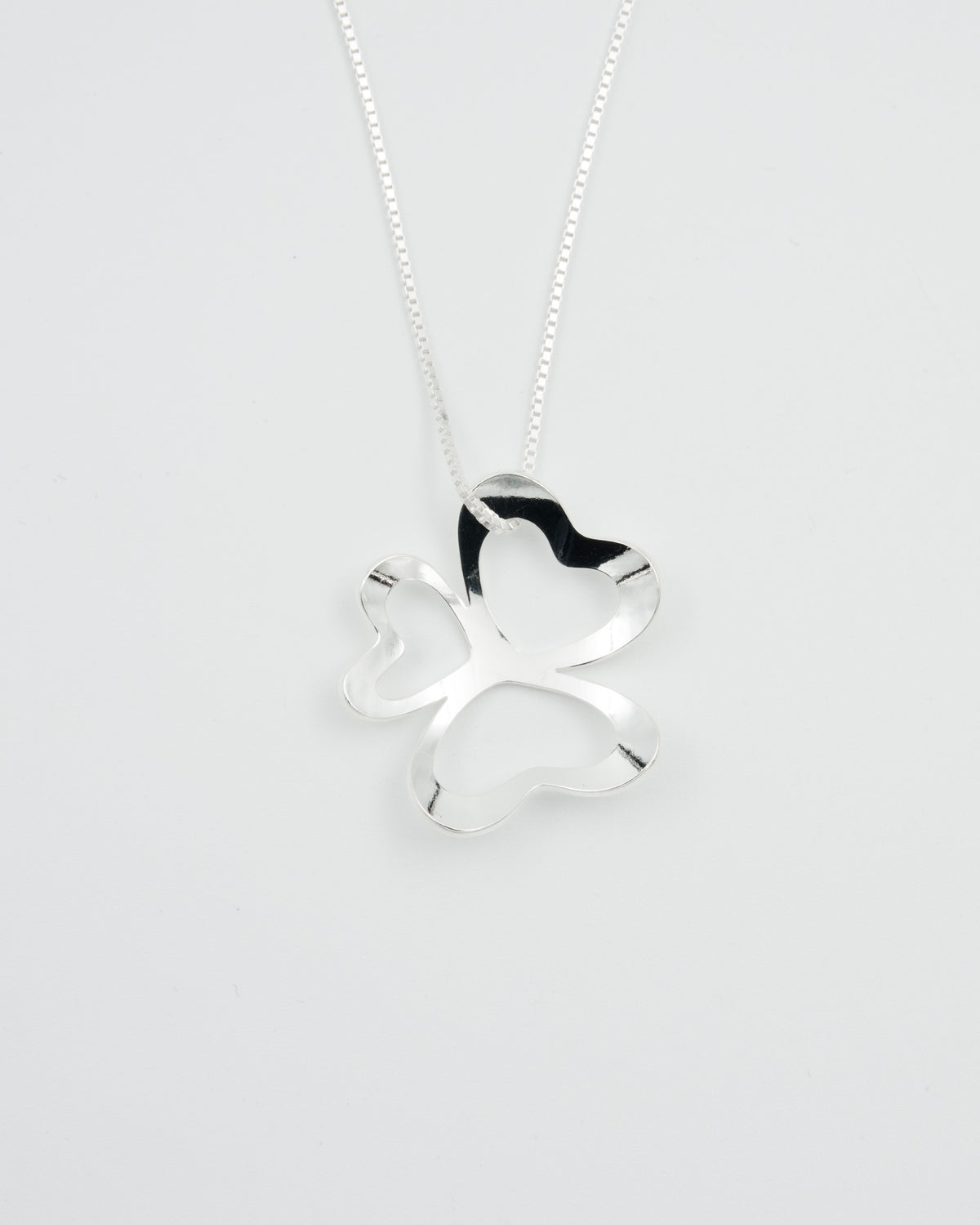 Held Heart Friend pendant 45 cm silver