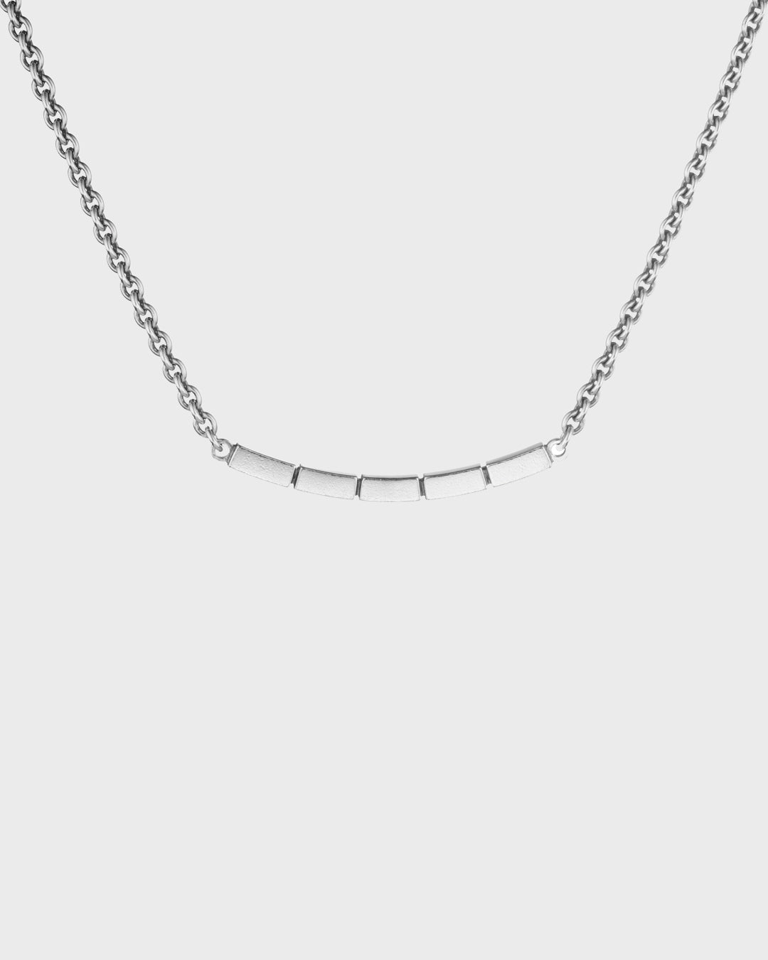 Kept Long necklace 50 cm silver