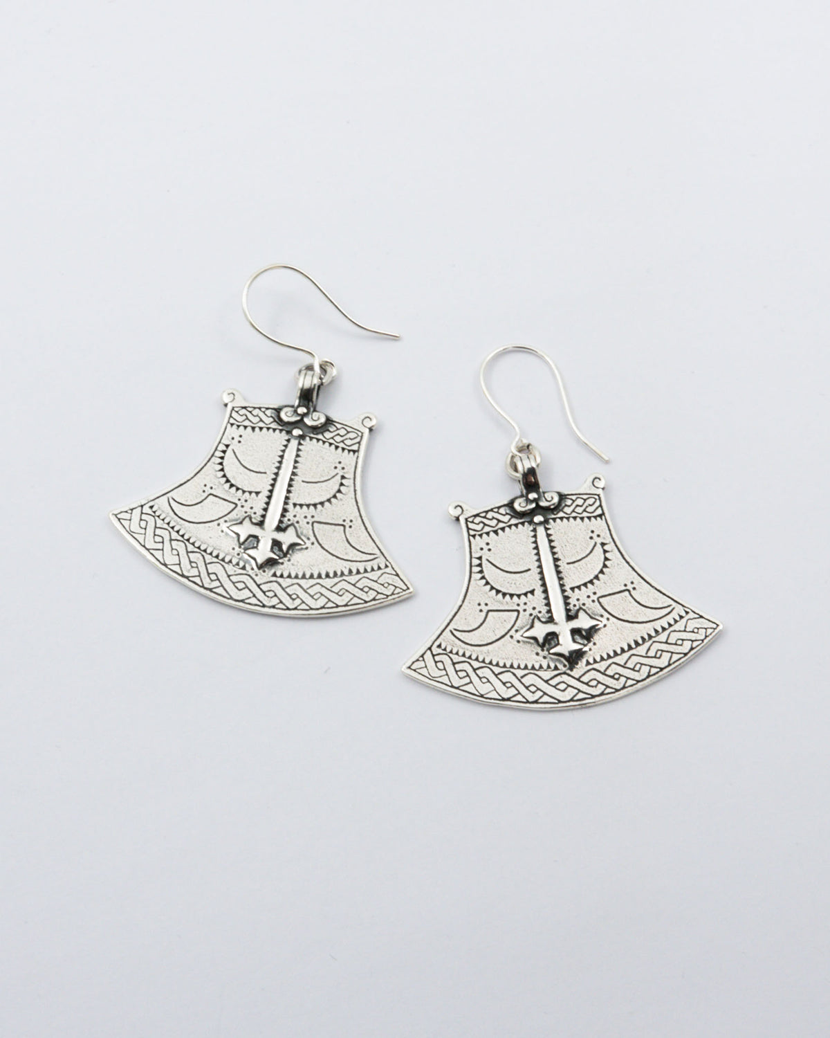 Kept Kuusamo ax earrings, large silver