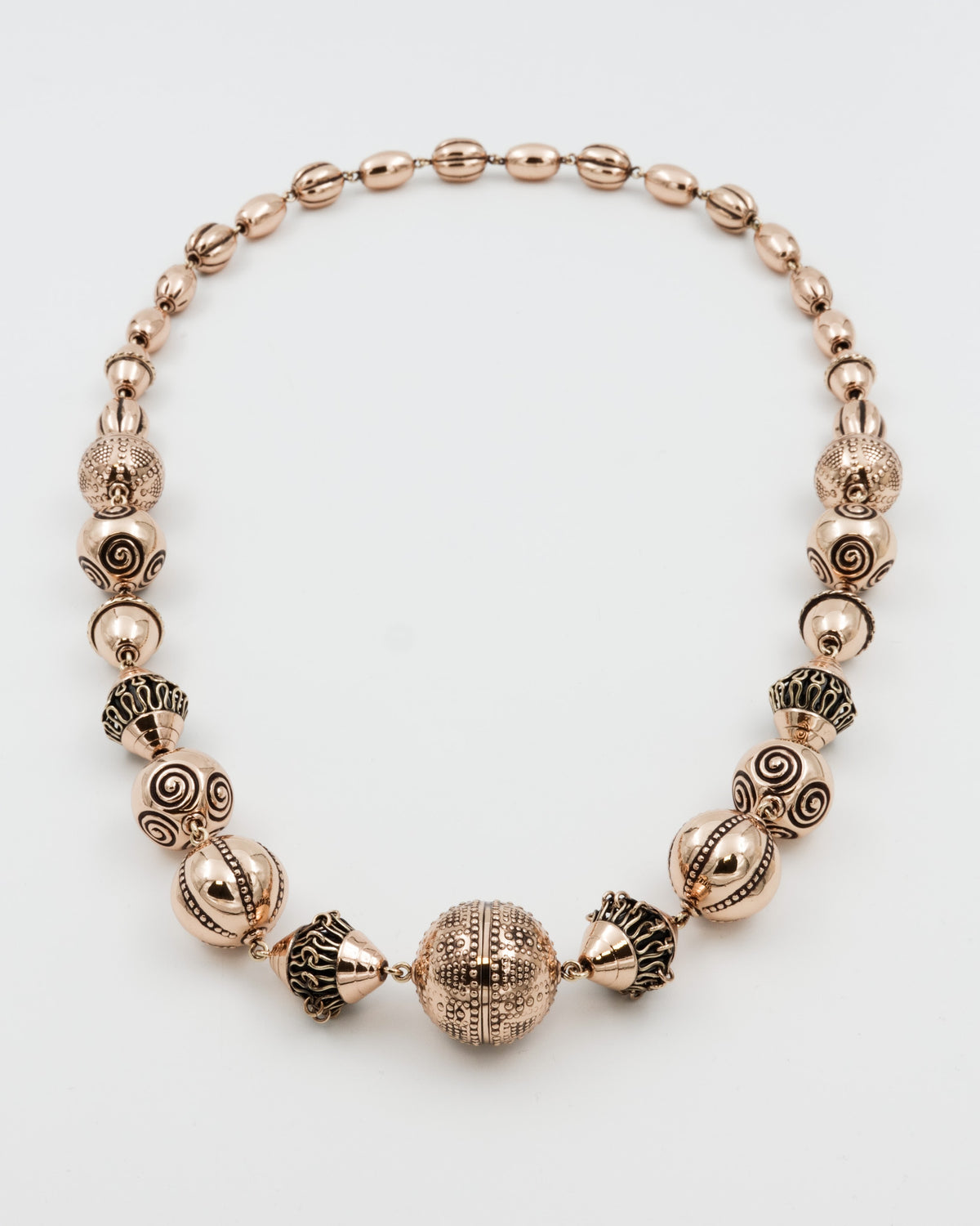 Preloved Halikko necklace 70 cm bronze