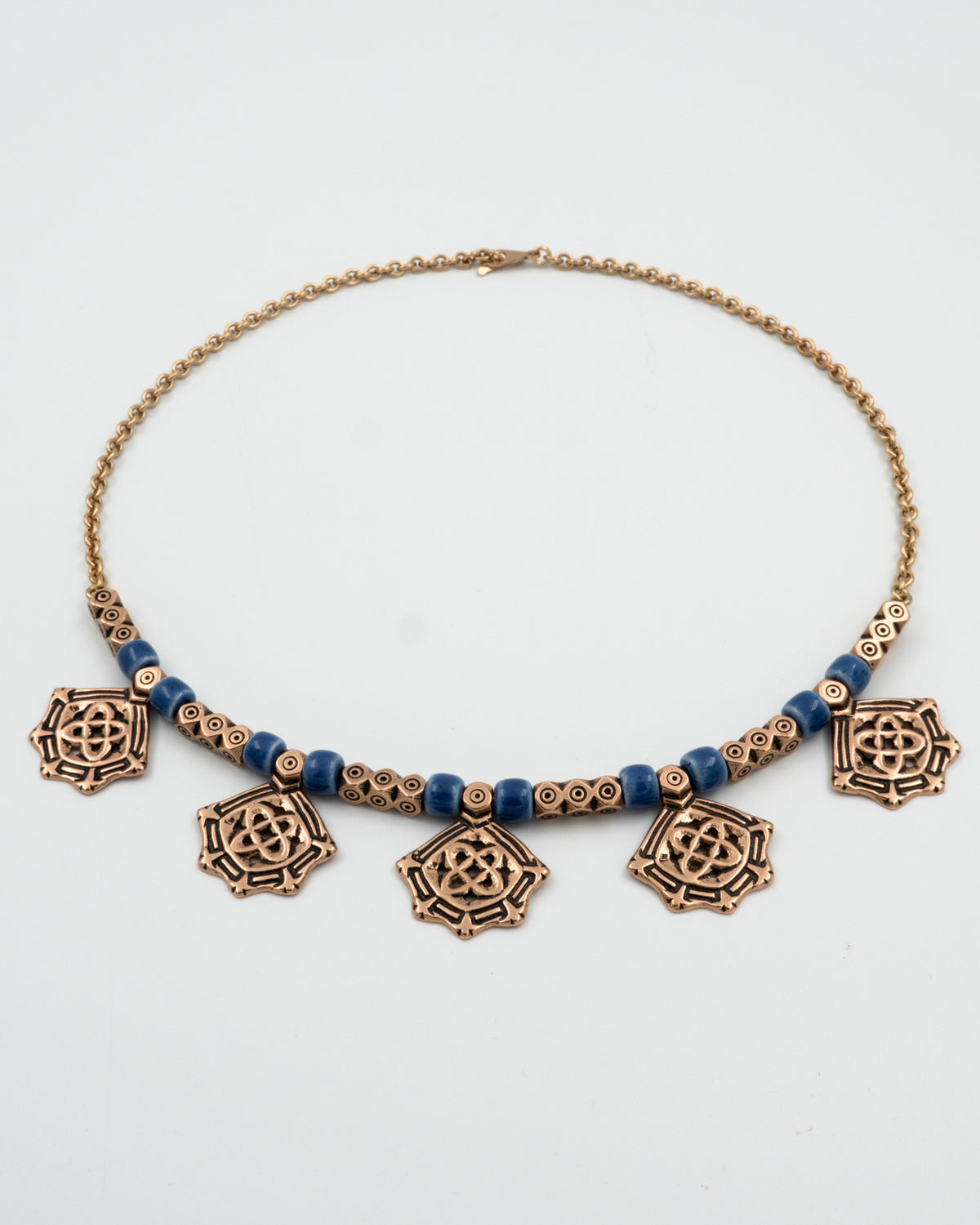 Kept Kanteletar necklace 47 cm bronze v.sin. ceramics