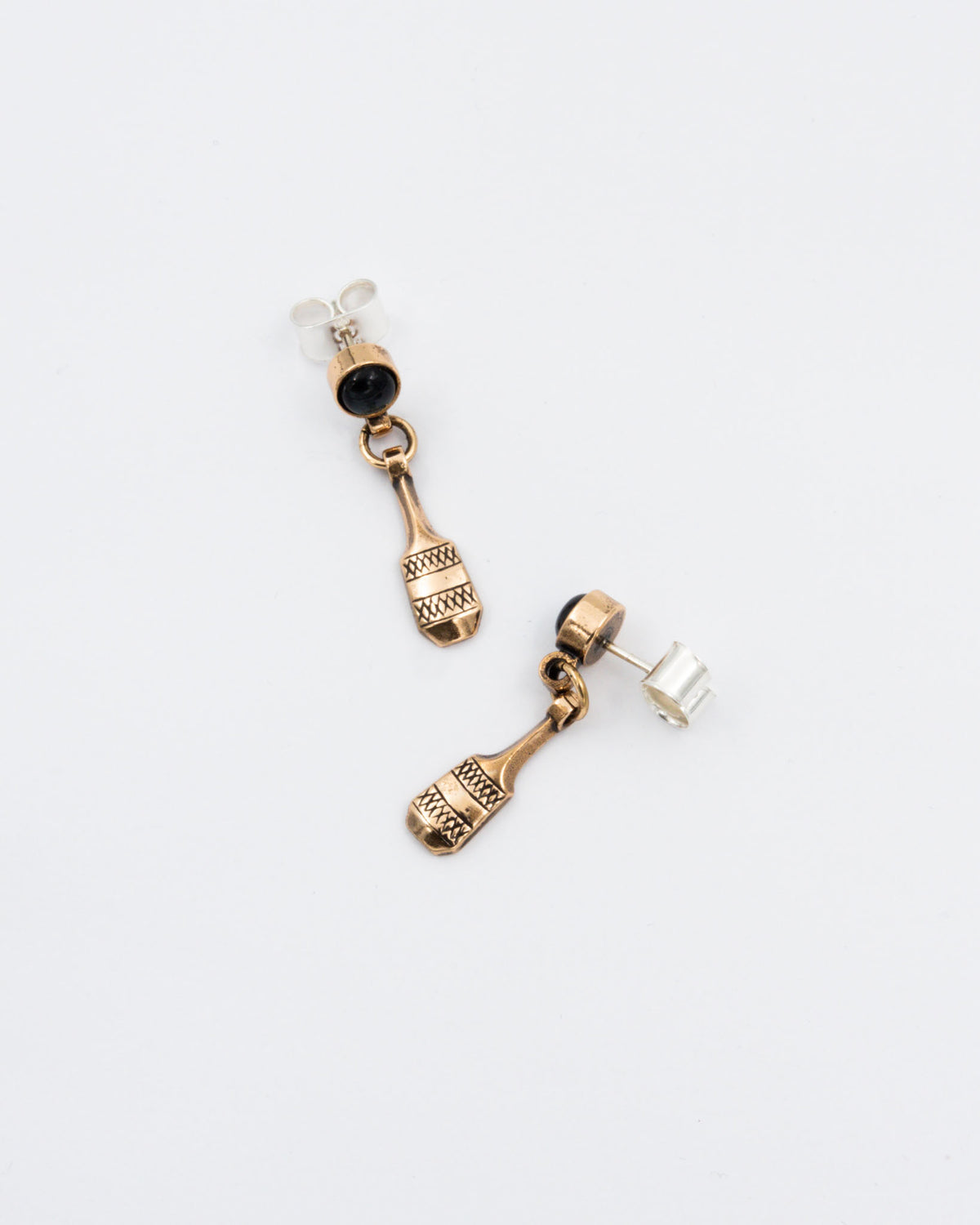 Kept Spinner earrings bronze