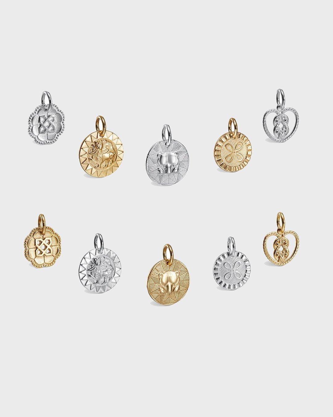 Amulet Mini Charm St. Johns Arms silver