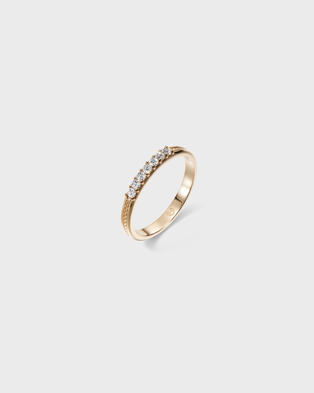 Ikiaikainen-sormus 7x0,02ct kulta