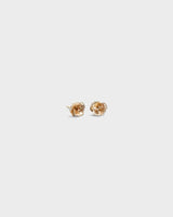 Summer Night Rose miniature earrings gold