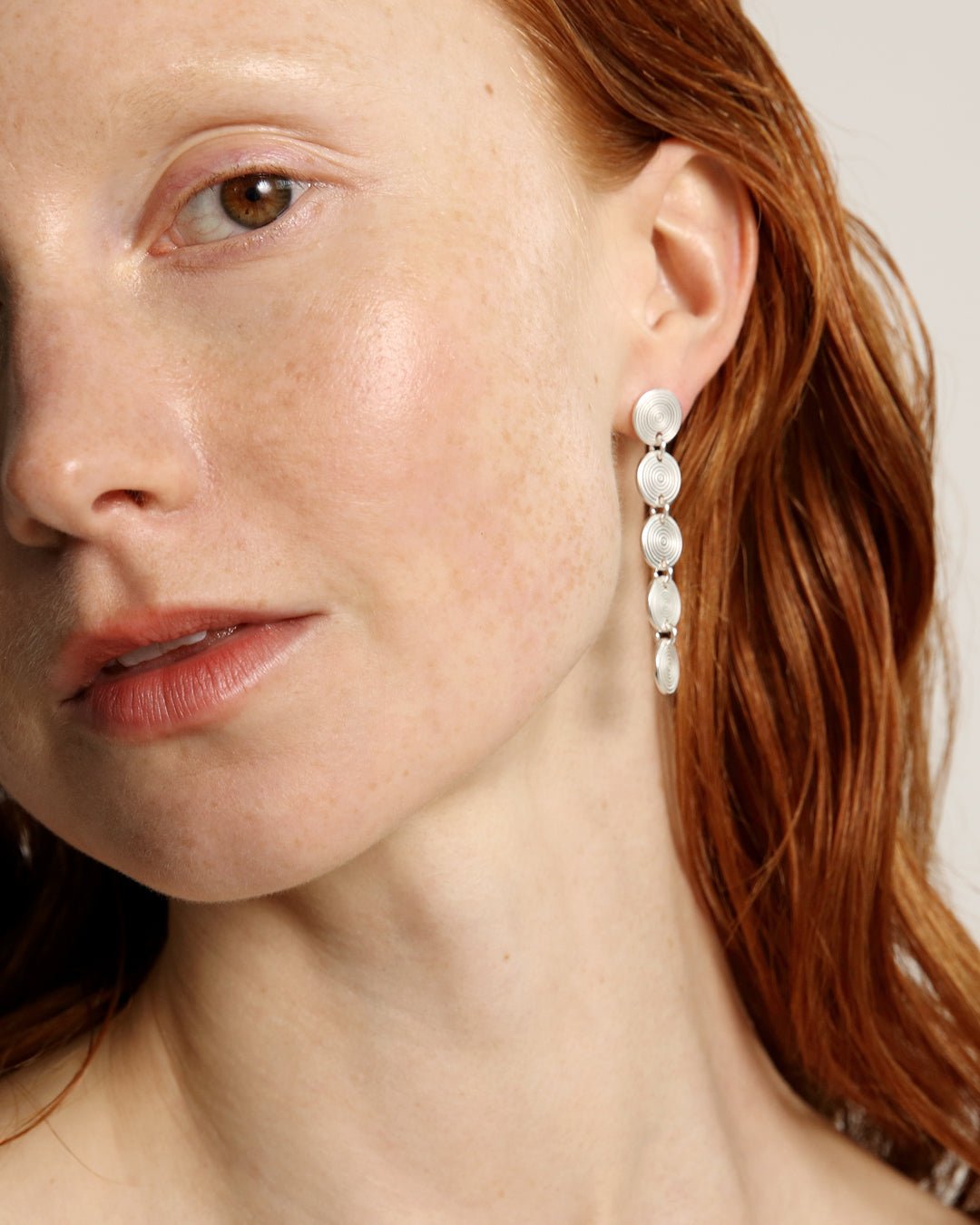Kosmos earrings 5 ​​pieces silver