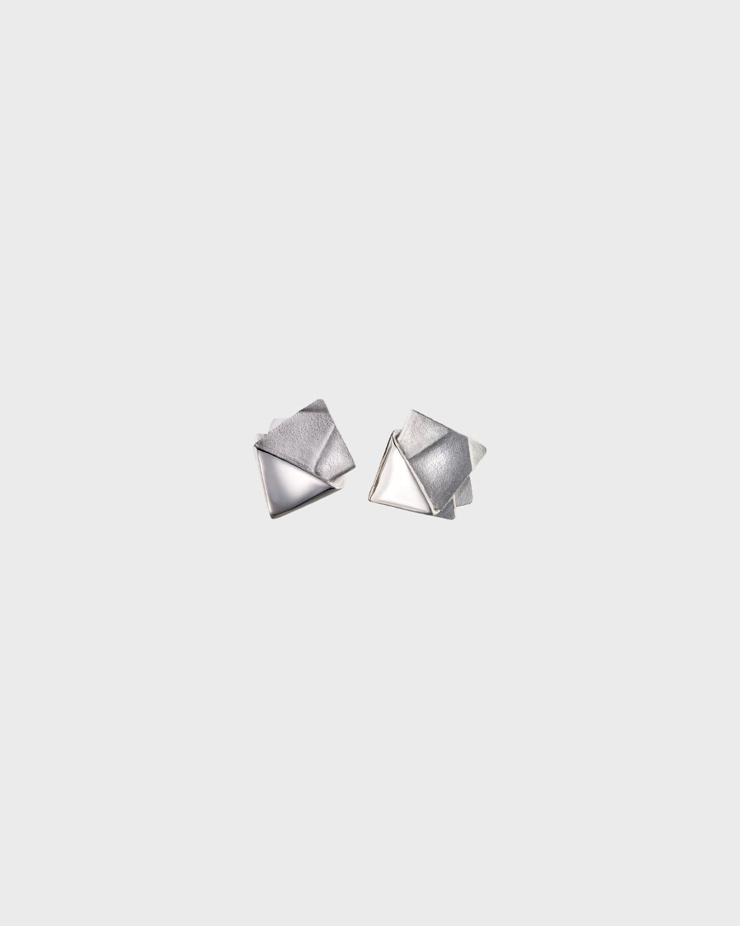 Origami 84 -korvakorut hopea
