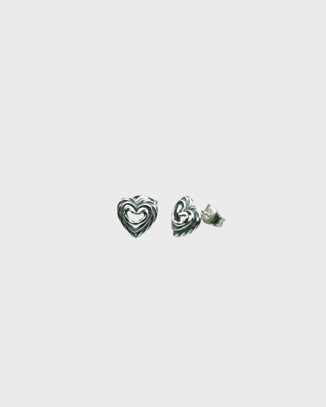 Heart of the House Stud Earrings silver