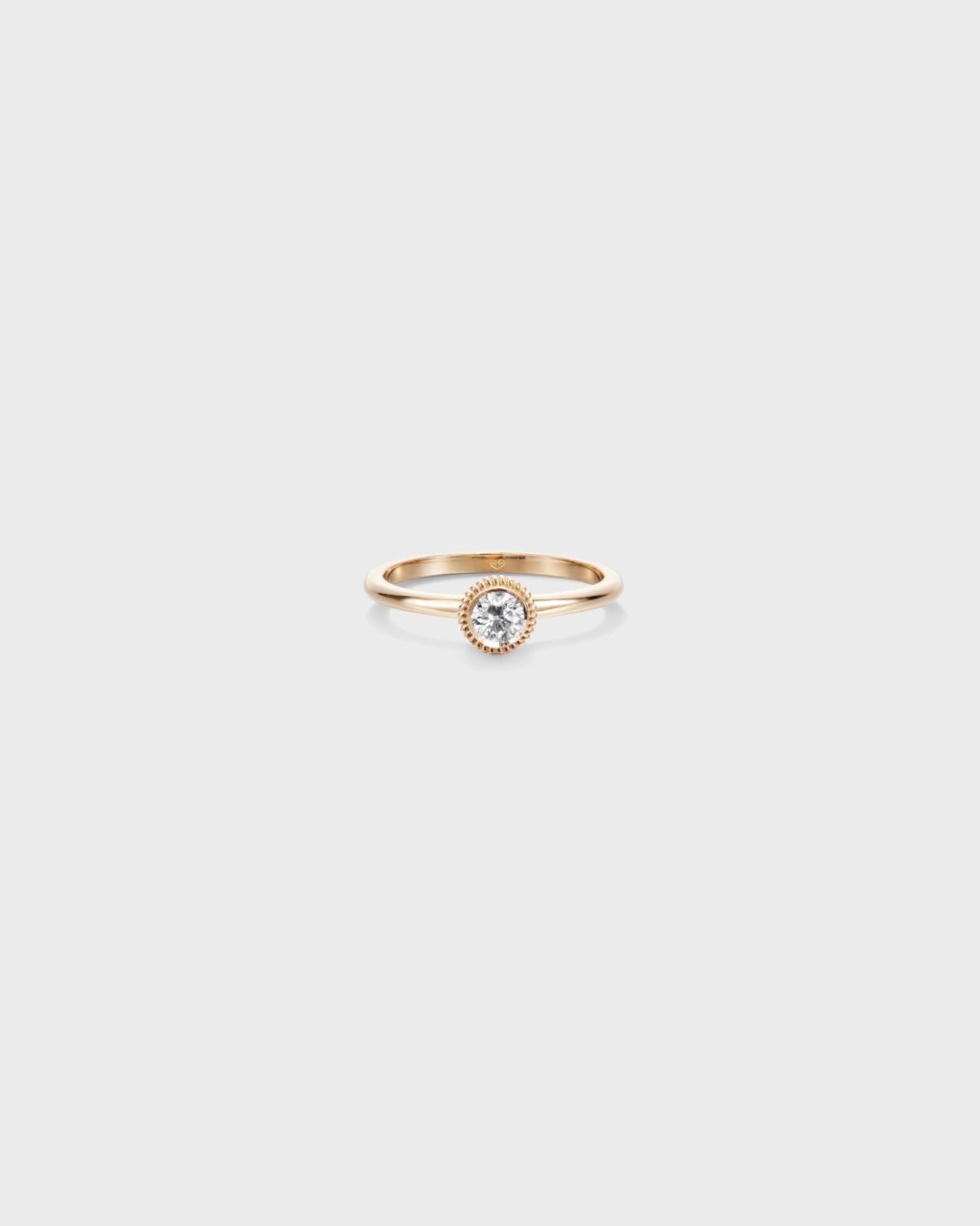 Valittu-sormus 1x0,25ct kulta