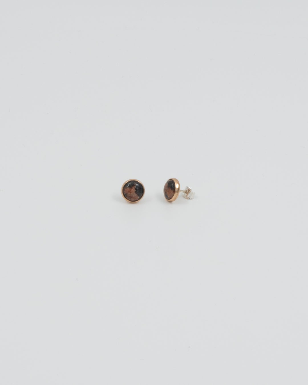 Held Ruska earrings bronze granite